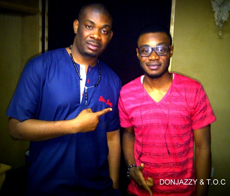OFFICIAL SIGNING OF T.O.C (DONJAZZY’S GOLDEN BOY) AND DIRECTOR BREEZE