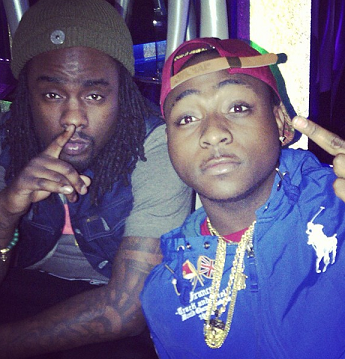 Davido and Wale of Mayback working on a track 
